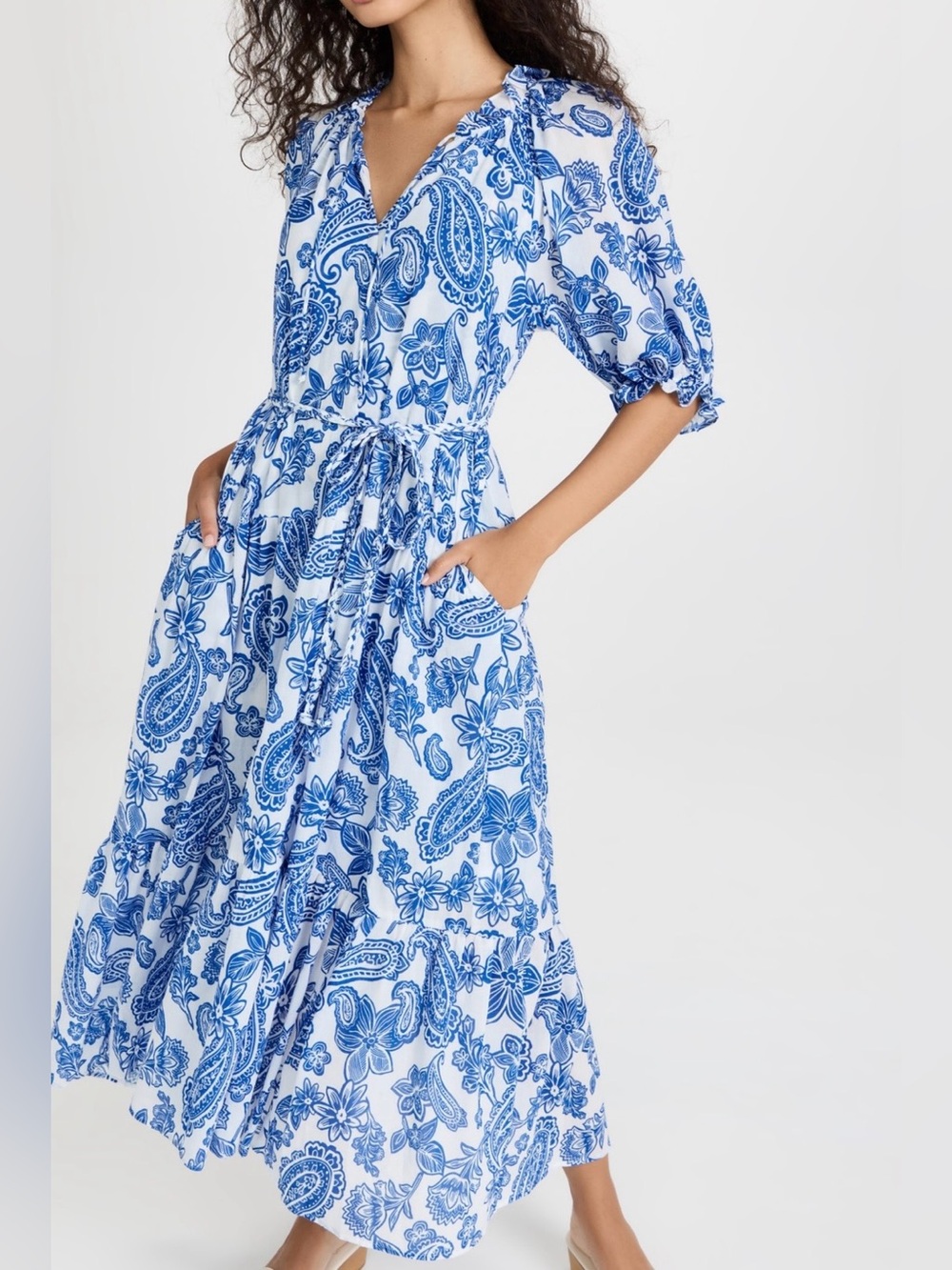 Xirena Lyta Midi Dress in Santorini